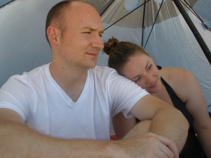 That IS Andy's happy look.